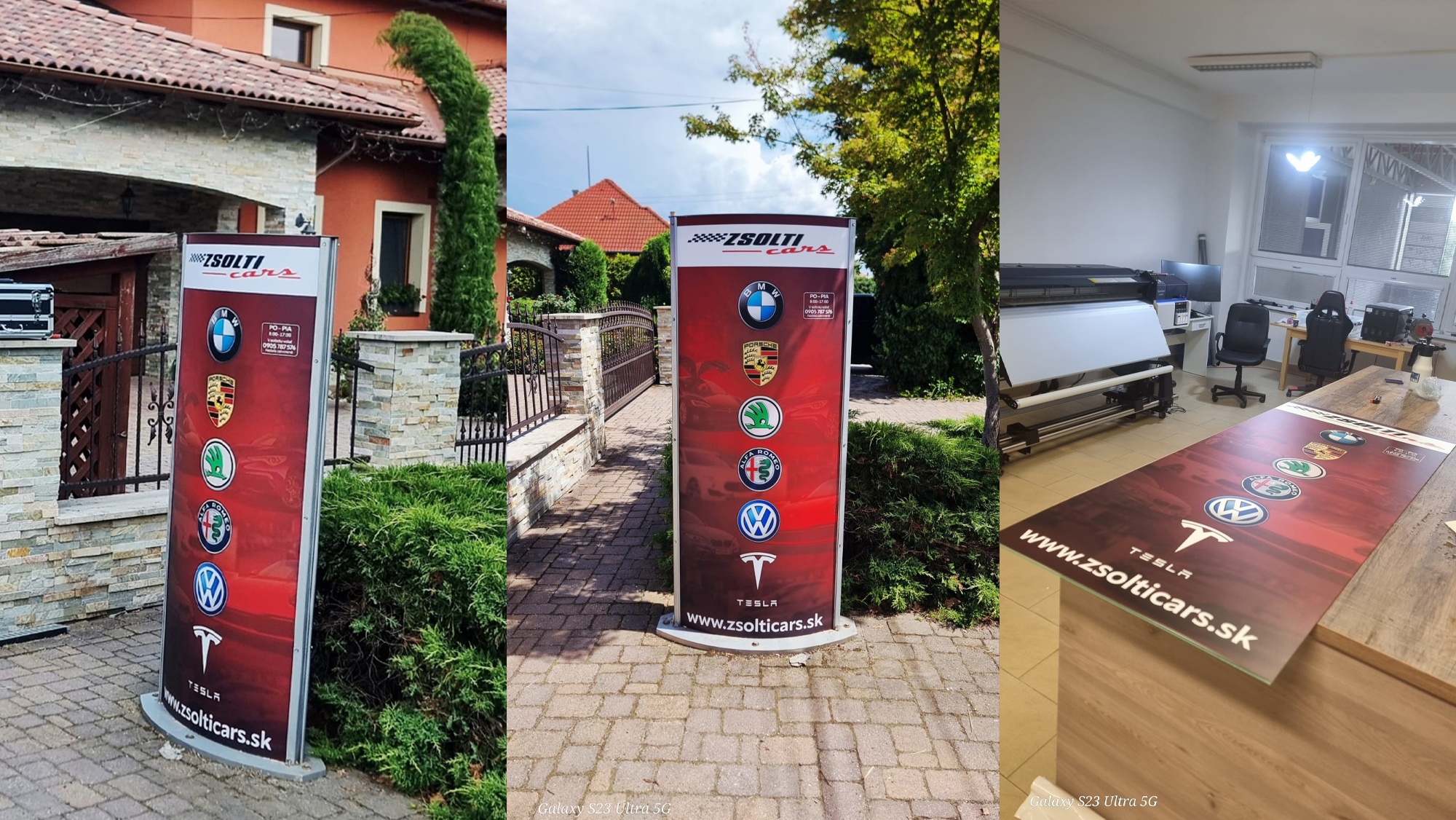 Ukážka reklamnej tlače a realizácie – TEKNOŠ Print