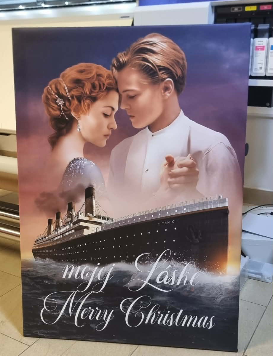 Fotografia vytlačená na plátno